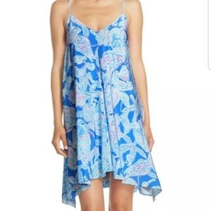 Lilly Pulitzer Clara Dress Bay Blue Into The Deep